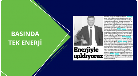 Basında Tek Enerji