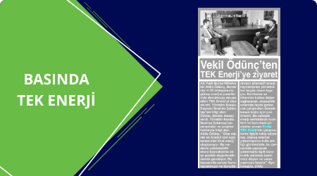 Tek Enerji in the press